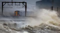 Trains cancelled and road warnings as Scotland prepares for Storm Boelo