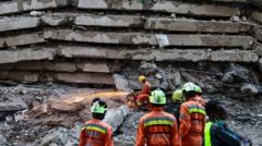 Two rescued after Nairobi building collapse with five still missing