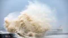Amber warning issued as Storm Austen threatens UK with strong winds and heavy rain