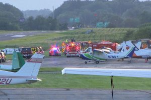 Pilot killed, 2 state troopers hurt after small plane and helicopter collide in Pennsylvania