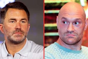 Eddie Hearn responds to Tyson Fury saying Anthony Joshua ‘has pulled out of the fight’