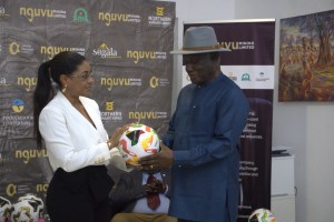 Hasaacas Ladies present FA Cup trophy and WPL medal to NGUVU Mining • Sahara Football